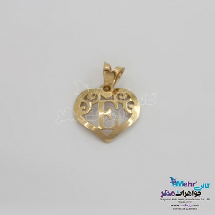 آویز طلا - طرح حروف الفبای لاتین-MM1470 آویز طلا - طرح حروف الفبای لاتین-MM1470